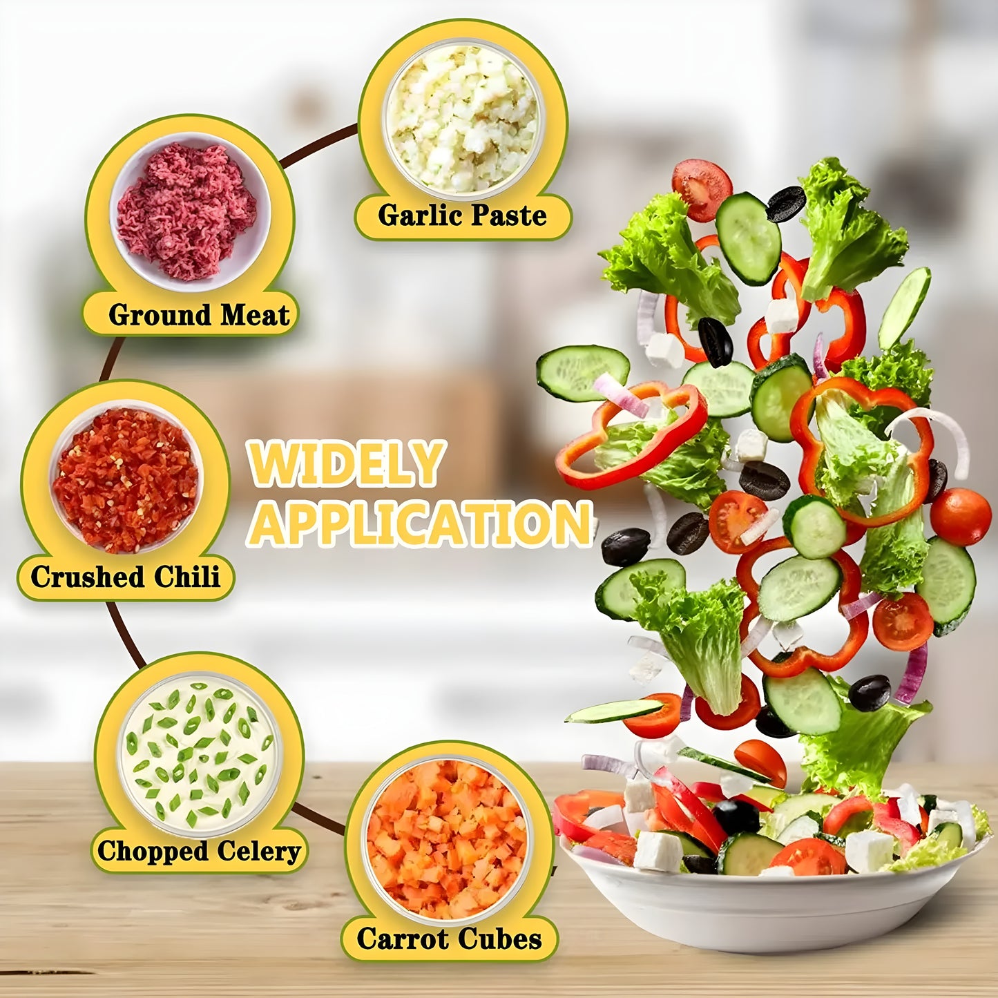 4 in 1 Multi-Functional Portable Electric Vegetable Cutter