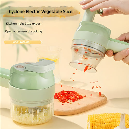 4 in 1 Multi-Functional Portable Electric Vegetable Cutter