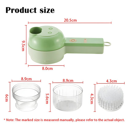4 in 1 Multi-Functional Portable Electric Vegetable Cutter